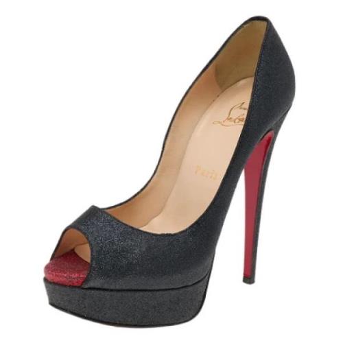 Pre-owned Svart stoff Christian Louboutin haeler