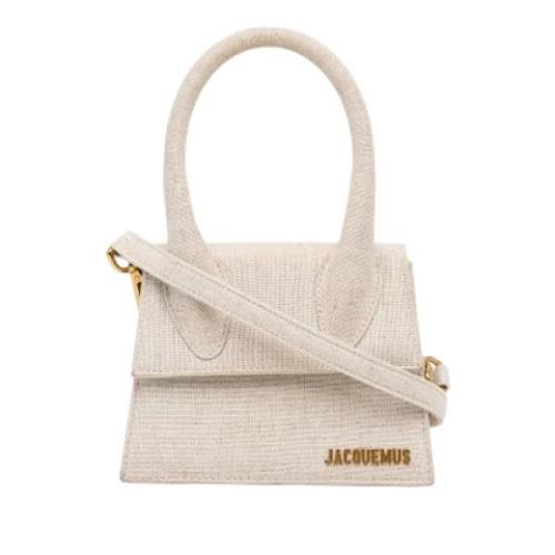 Pre-owned Beige stoff Jacquemus skulderveske