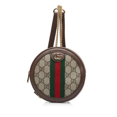 Pre-owned Brun Gucci-ryggsekk i skinn