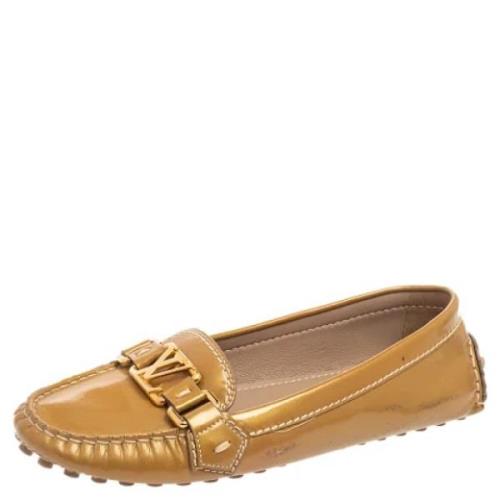 Pre-owned Gront skinn Louis Vuitton Flats