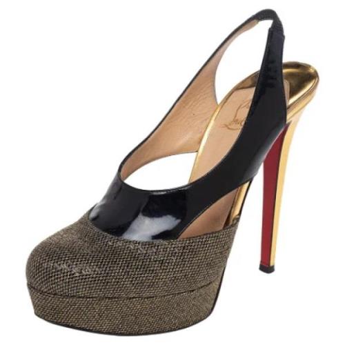 Pre-owned Svart skinn Christian Louboutin haeler