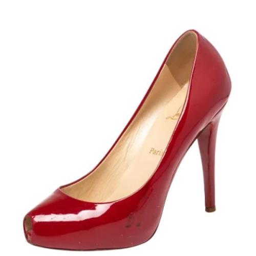 Pre-owned Rodt skinn Christian Louboutin haeler