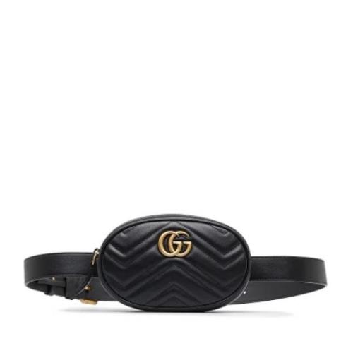 Pre-owned Svart skinn Gucci Marmont