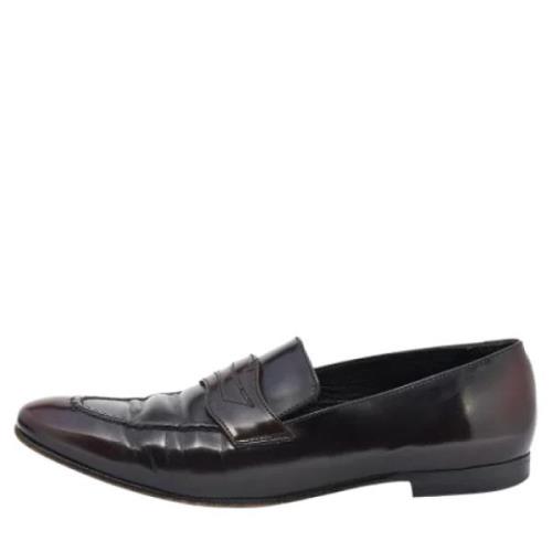 Pre-owned Brunt skinn Burberry Flats