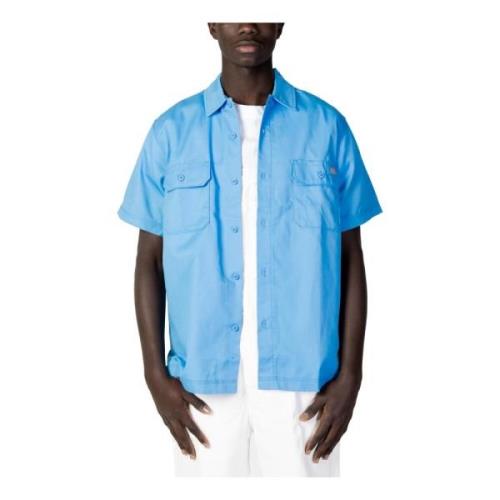 Lys Blå Button-Up Skjorte