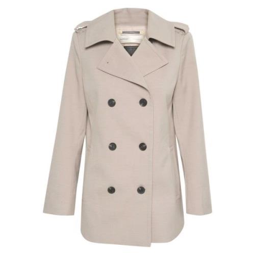 Klassisk Trenchcoat i Taupe