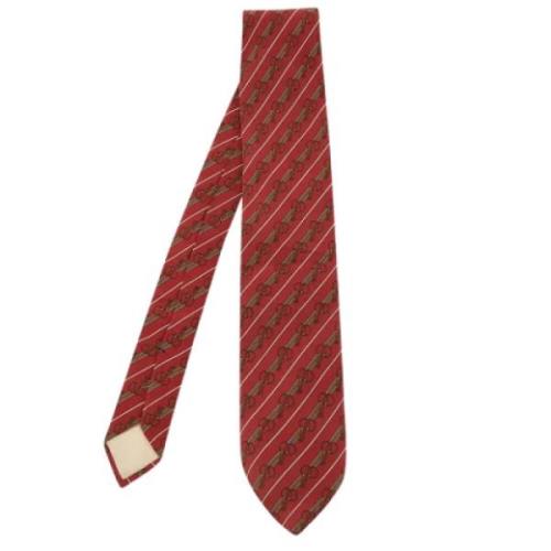 Pre-owned Burgunder Silke Celine Tie