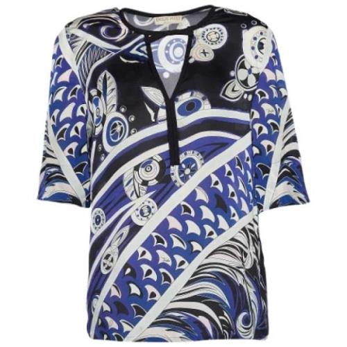 Pre-owned Lilla silke Emilio Pucci topp