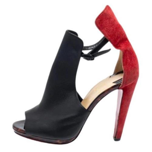 Pre-owned Svart skinn Christian Louboutin stovler