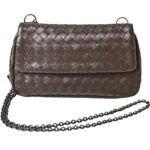 Pre-owned Brunt skinn Bottega Veneta Clutch