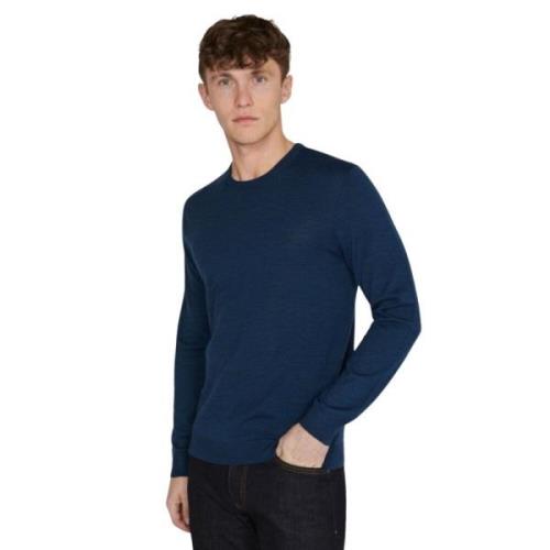 Luksuriøs Komfort med Margrate Merino Wabe Blue Melange Genser