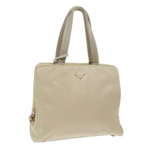 Pre-owned Beige Fabric Prada veske