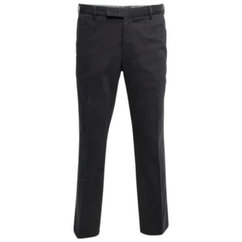 Pre-owned Black Cotton Armani Pants Samlinger