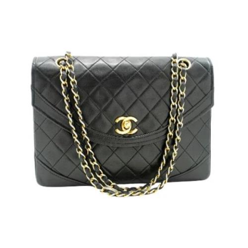 Pre-owned Svart skinn Chanel Flap Bag