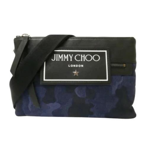 Pre-owned Navy Denim Jimmy Choo skulderveske