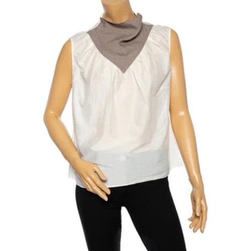 Pre-owned Hvit bomull Yves Saint Laurent Top