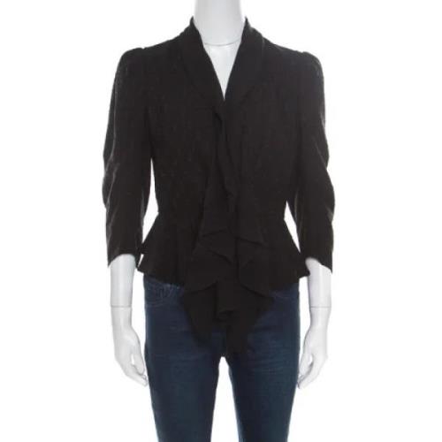 Pre-owned Svart stoff Alexander McQueen Blazer