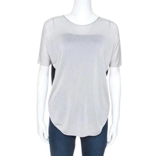 Pre-owned Grey Cotton Armani Top Samlinger