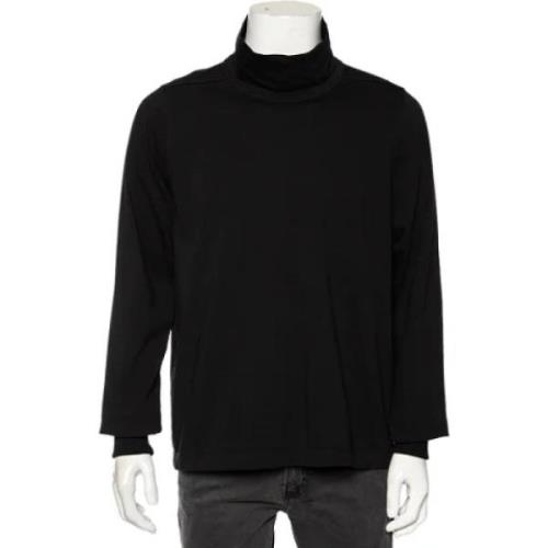 Pre-owned Svart bomull Rick Owens genser