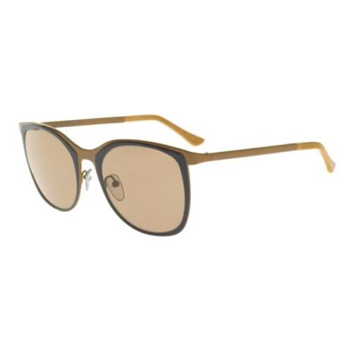 Curve Me102S Sunglasses in Ochre Blue/Beige Brown