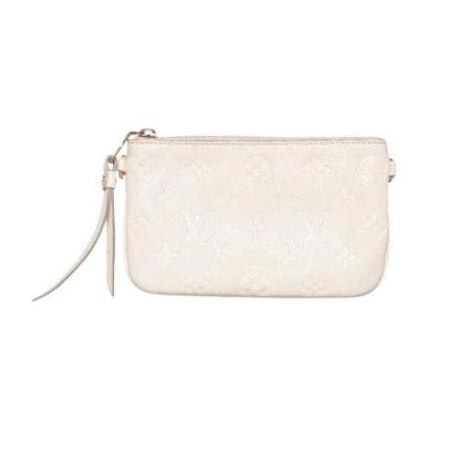 Pre-owned Hvitt skinn Louis Vuitton Clutch