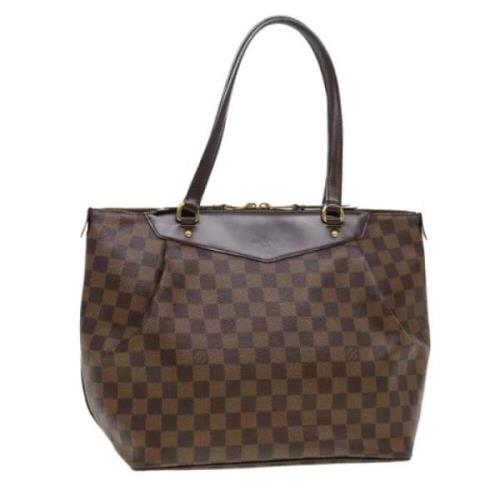 Pre-owned Brunt lerret Louis Vuitton Westminster