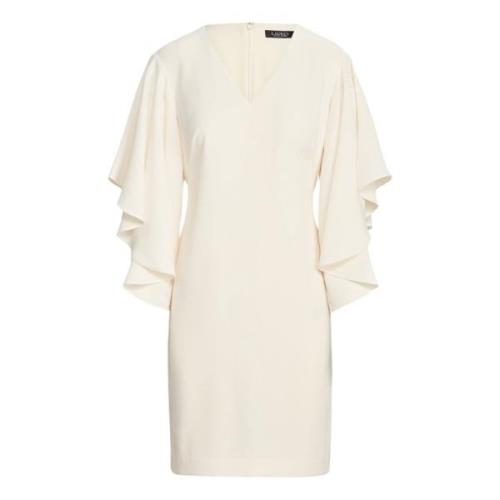 Creme Lauren By Ralph Lauren Cream Yaira Coctail Dress Kjoler