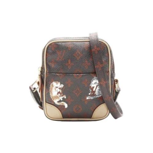 Pre-owned Svart lerret Louis Vuitton Crossbody Bag