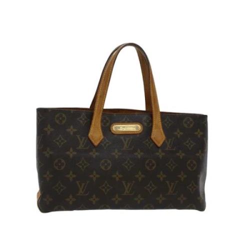 Pre-owned Brunt lerret Louis Vuitton, Wilshire