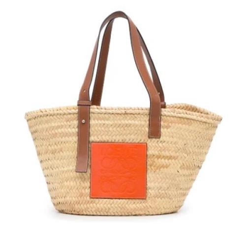 Pre-owned Brun Mesh Loewe Tote