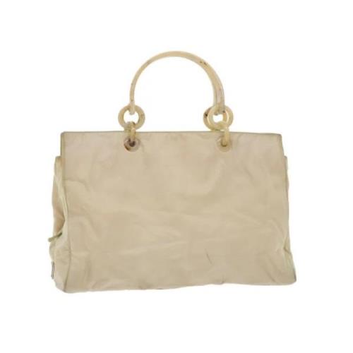 Pre-owned Beige nylon Prada veske