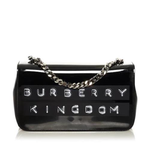 Pre-owned Svart skinn Burberry Crossbody veske