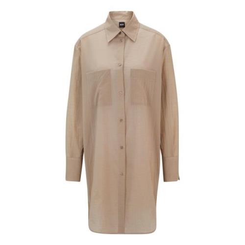 Beige Boss Womenswear Beige Bareda Tailored Blouses Bluser