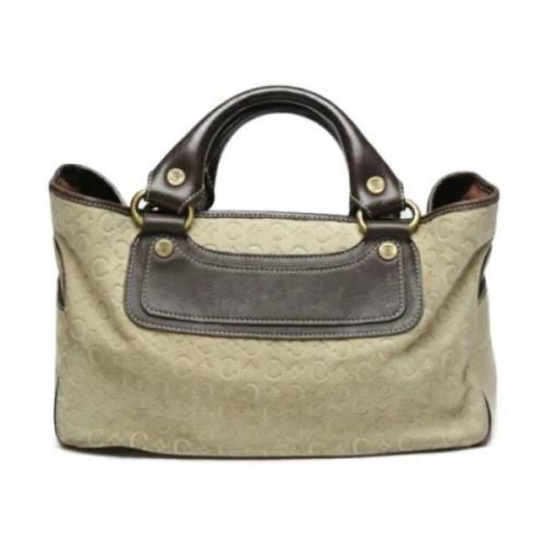 Pre-owned Beige semsket skinn Celine veske