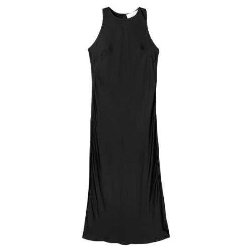 Bias Cut Spark Dress - Jet Black