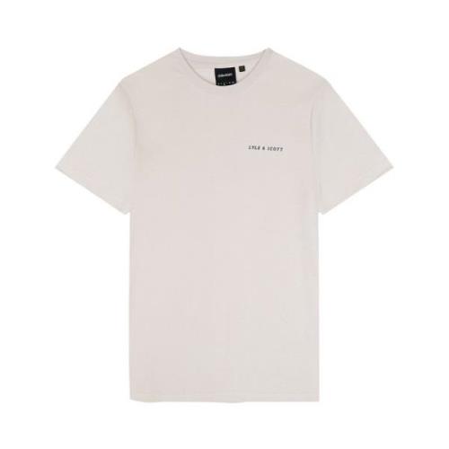 Beige Lyle & Scott Towelling T-Shirt