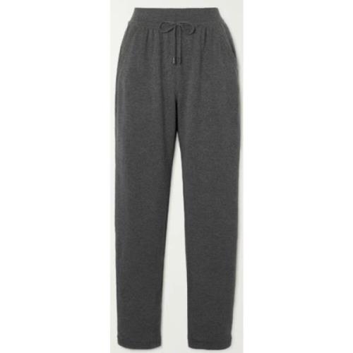 Behagelige Strikkede Gr? Cashmere Track Pants