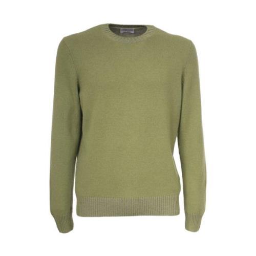 Slim Fit Rund Hals Cashmere Genser