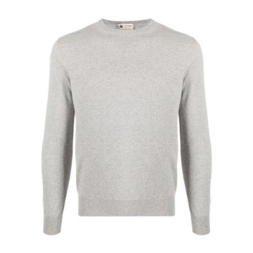 Slim Fit Cashmere Crew-Neck Strikkeplagg