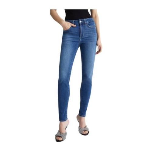 Blå Gemstone Skinny Jeans