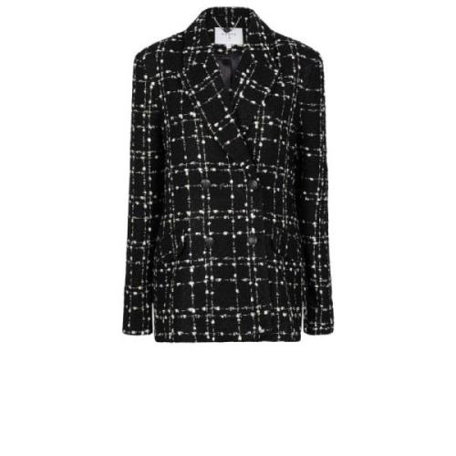 Sort Bouclé Blazer