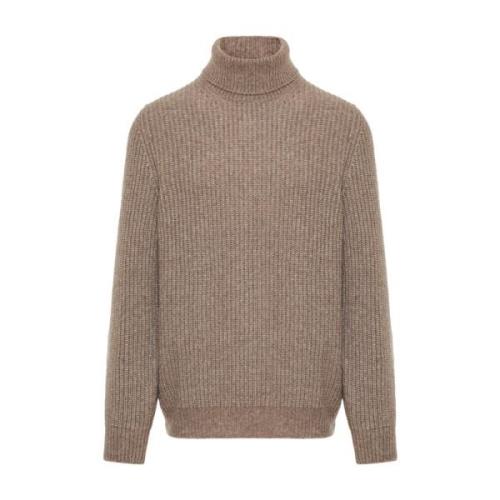 Italiensk Ull Turtleneck Sweater