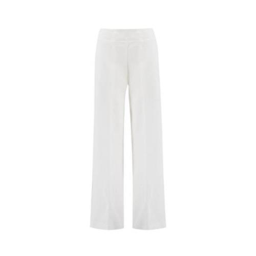 Women Clothing Trousers Snow White/off White Ss23