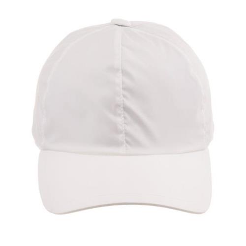 Hvit Nylon Baseballhatt for Menn