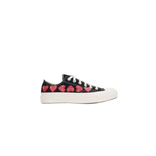 Sorte Converse Sneakers med Filip Pagowski Hjerteprint