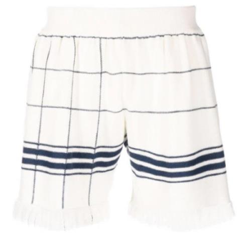 Frynset Grid Casual Shorts