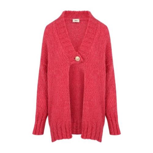 Fuchsia Cardigan Sweaters