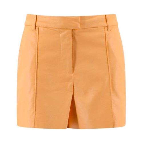 Stilige Oransje Ss23 Dame Shorts