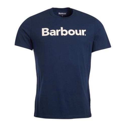 Logo T-skjorte i New Navy