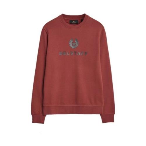 Signature Crewneck Sweatshirt i Lava Red